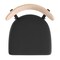 Flash Furniture Black Vinyl Seat Dining Chair with Natural Wood Back XU-DG6V5BV-NAT-GG - alternate 9